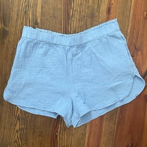 Blue lightweight shorts